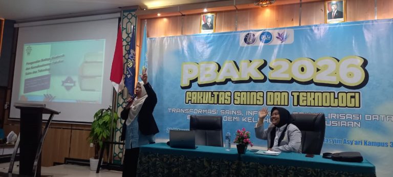 Fakultas Sains dan Teknologi UIN Salatiga Melaksanakan PBAK 2026: Pertama sebagai Penyelenggara